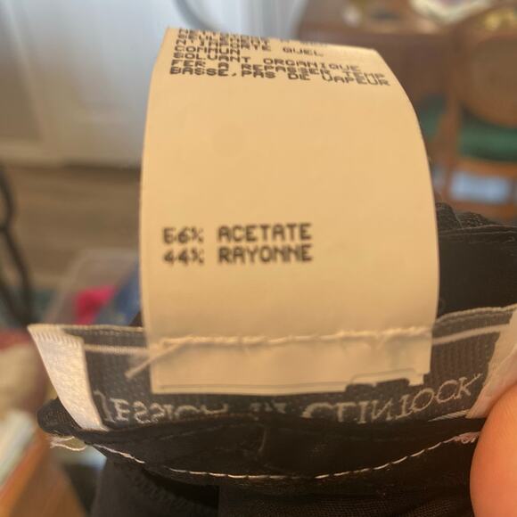 Vintage Jessica McClintock Gunne Sax Black Cocktail Dress Mesh Appliqué Back 10 - Picture 10 of 10